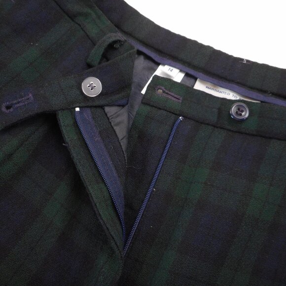 Pendelton Women's size 14 Plaid Pants 100% Virgin Wool Career Church Fully Lined - Picture 10 of 14